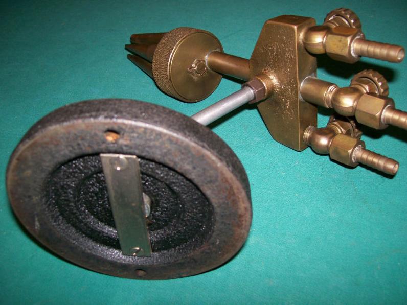 Vintage Cannon-Fire Glassblowing Bench Torch Burner 